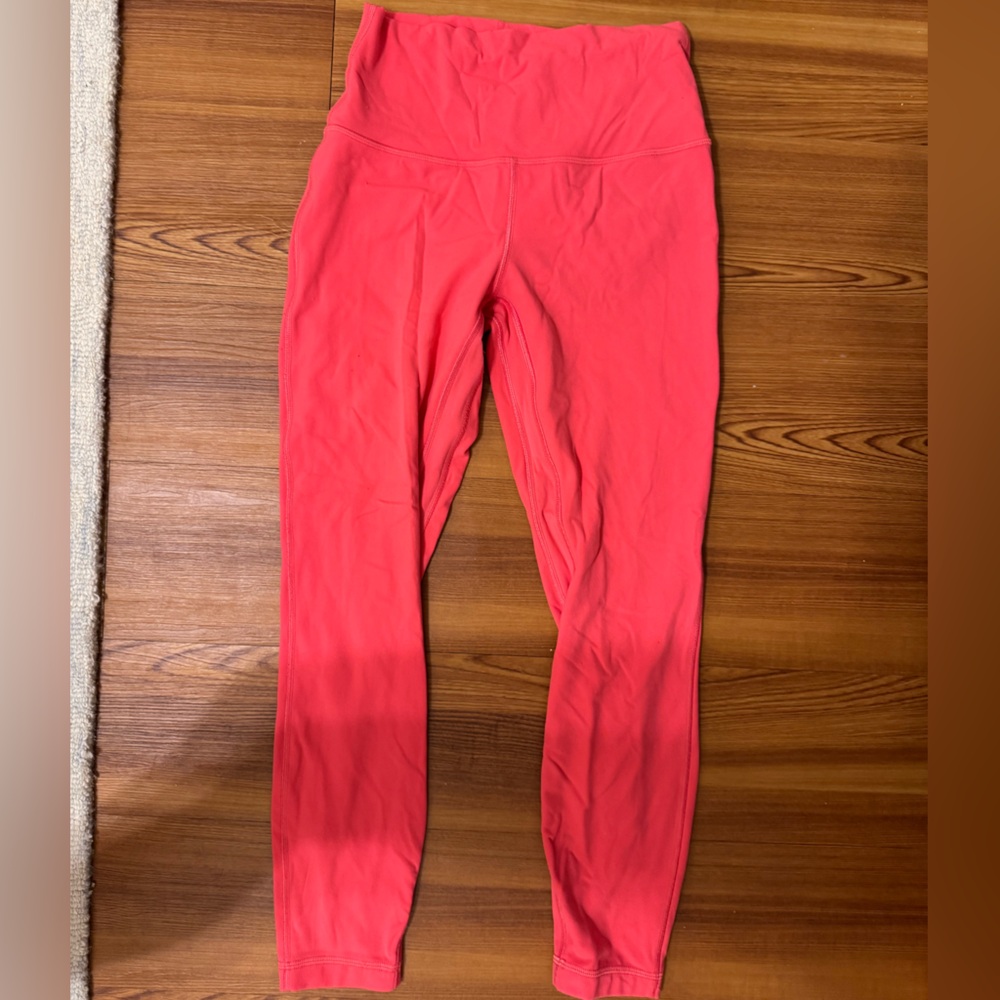 Lululemon Align Legging 25” Size 6 in Hot Coral